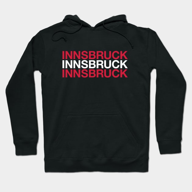 INNSBRUCK Austrian Flag Hoodie by eyesblau